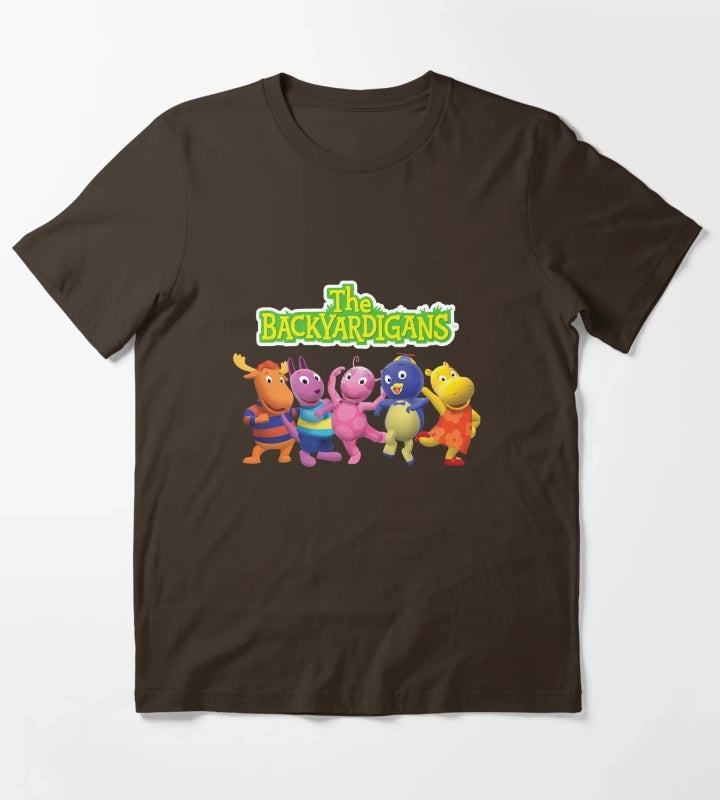 Backyardigans characters T-Shirt Brown