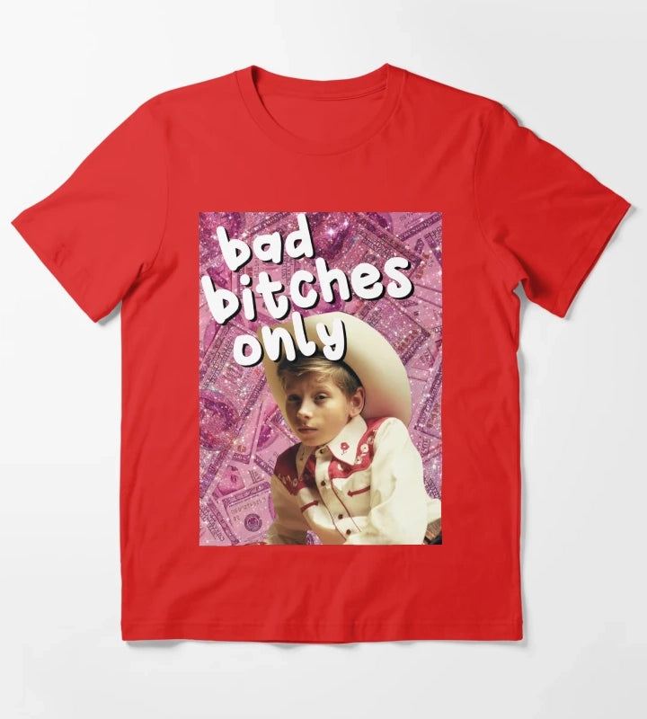 Bad Btches only Mason Ramsey T-Shirt Red