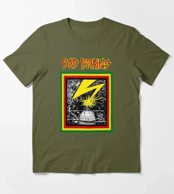 Bad brainsbad brains T-Shirt Olive Green