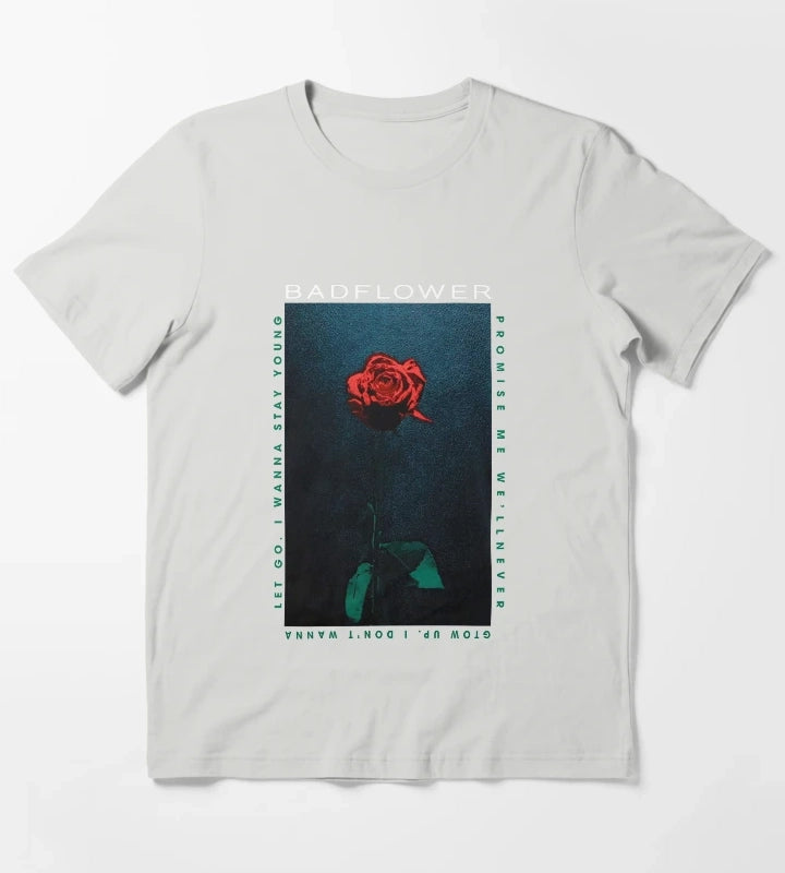 Badflower Band Promise Me Well Never Grow up T-Shirt Light Grey