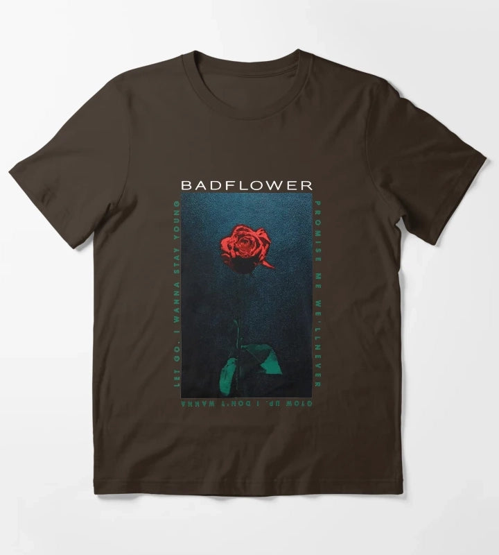 Badflower Band Promise Me Well Never Grow up T-Shirt Brown