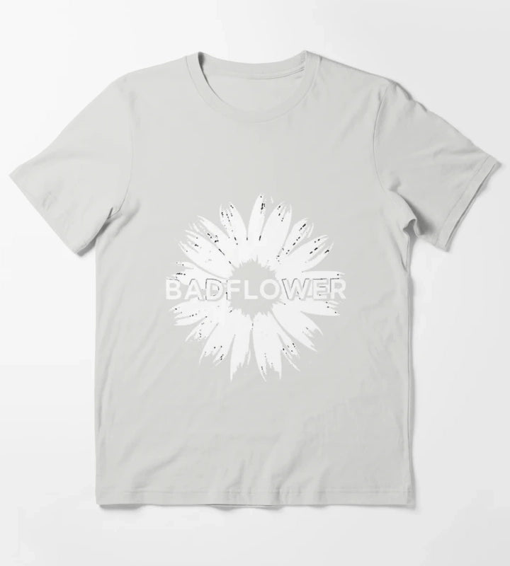Badflower Daisy Essential T-Shirt Light Grey