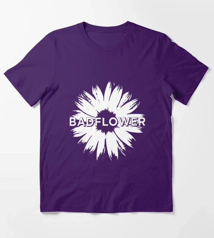 Badflower Daisy Essential T-Shirt Purple