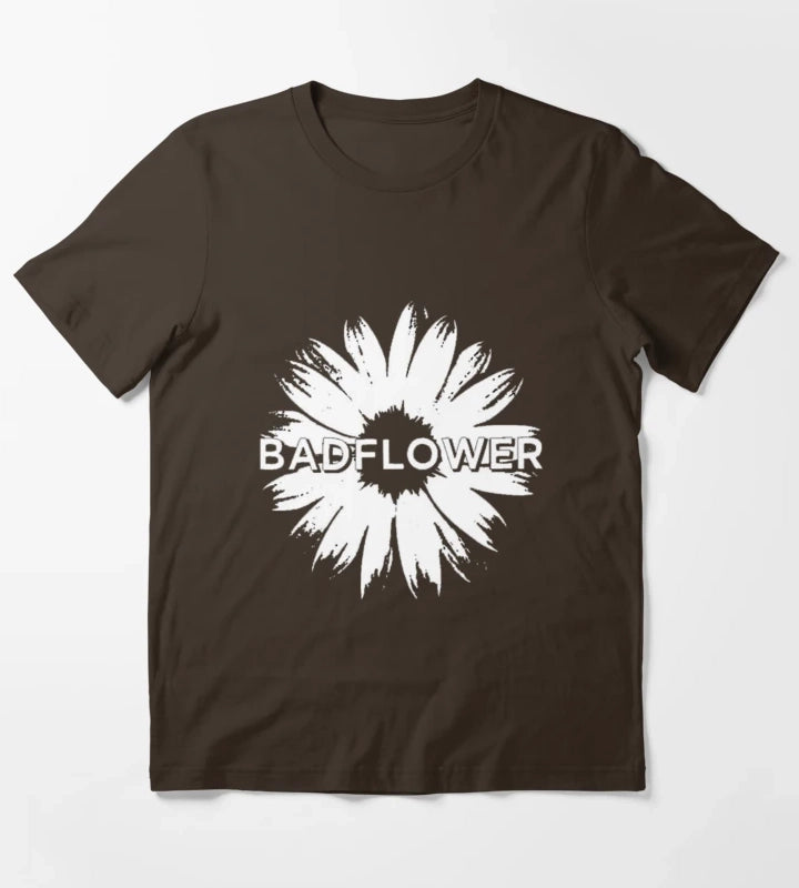 Badflower Daisy Essential T-Shirt Brown