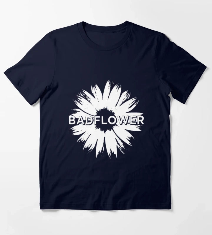 Badflower Daisy Essential T-Shirt Navy
