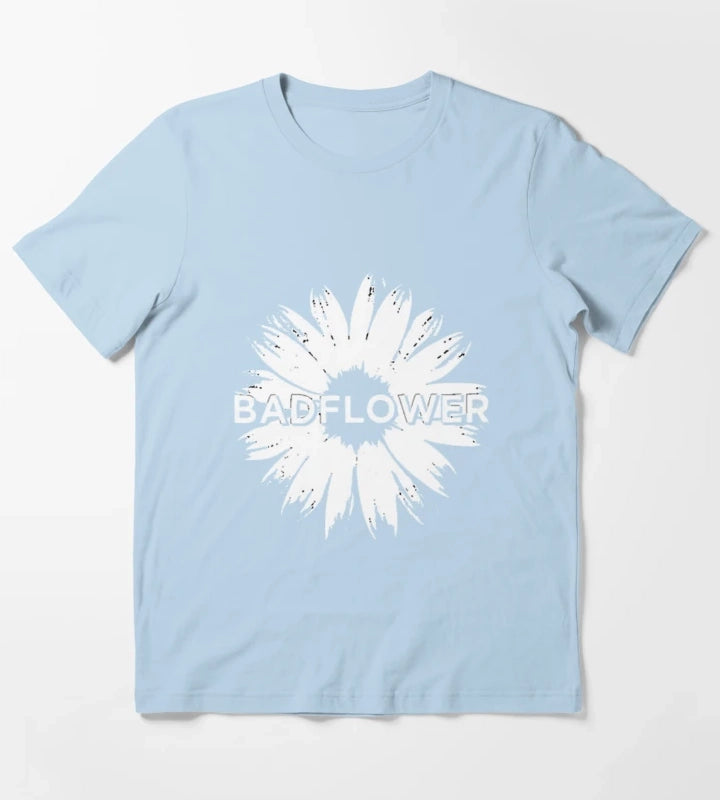 Badflower Daisy Essential T-Shirt Sky Blue