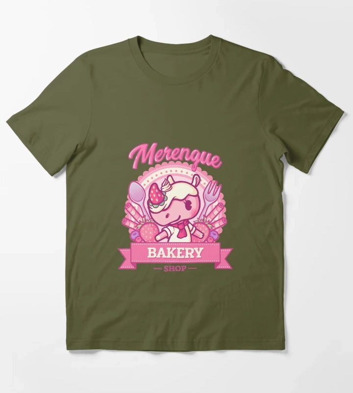 Bakery Shop T-Shirt Olive Green