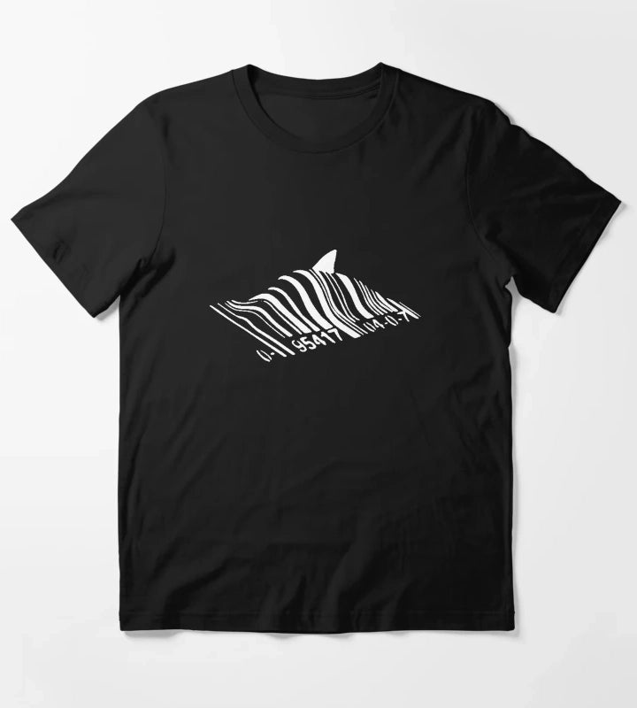 Banksy Barcode Shark T-Shirt