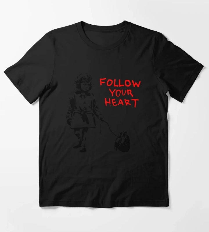 Banksy Follow Your Heart T-Shirt