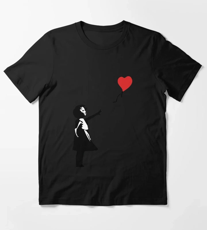 Banksy Letting Love Go Balloon Girl T-Shirt