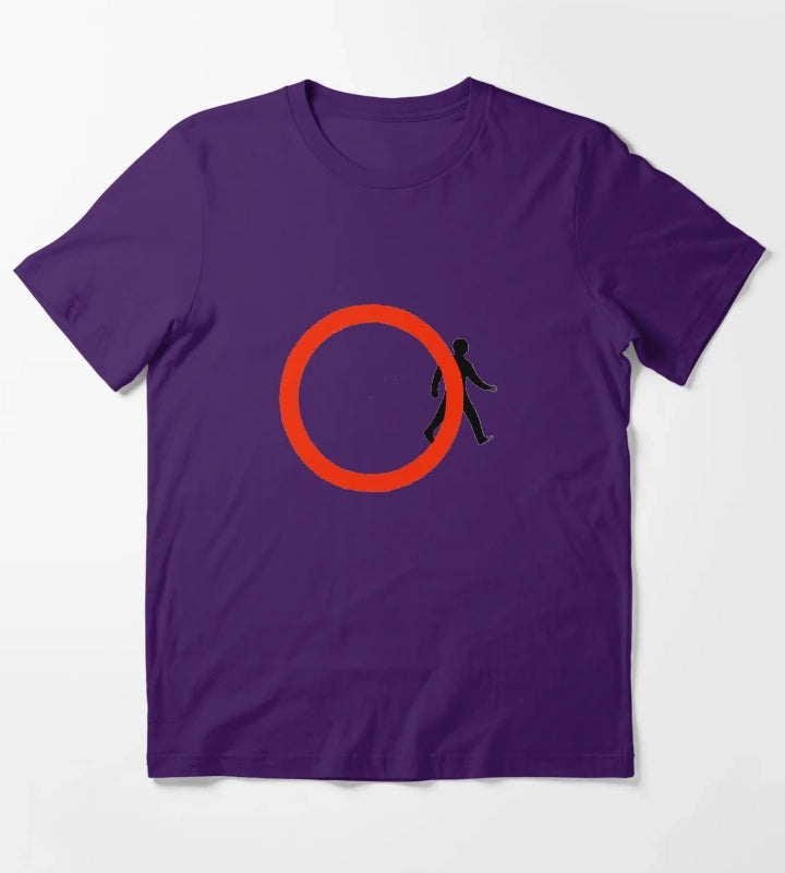 Banksy Think outside the Box T-Shirt Purple