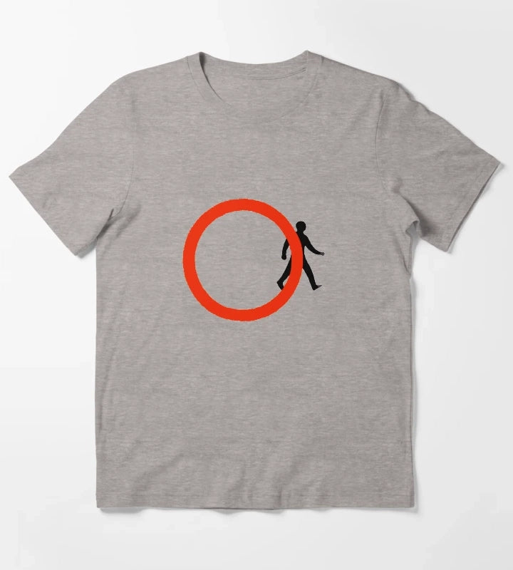 Banksy Think outside the Box T-Shirt Heather Grey