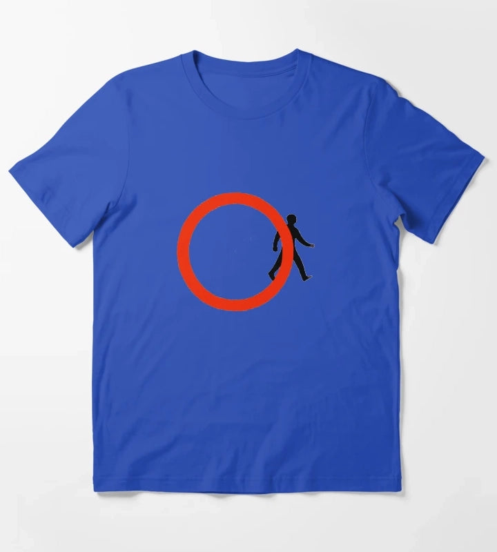 Banksy Think outside the Box T-Shirt Blue