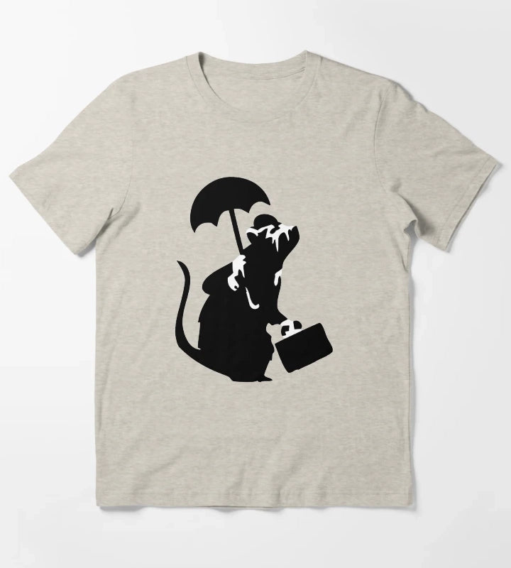 Banksy Upper Class Rat T-Shirt Cream