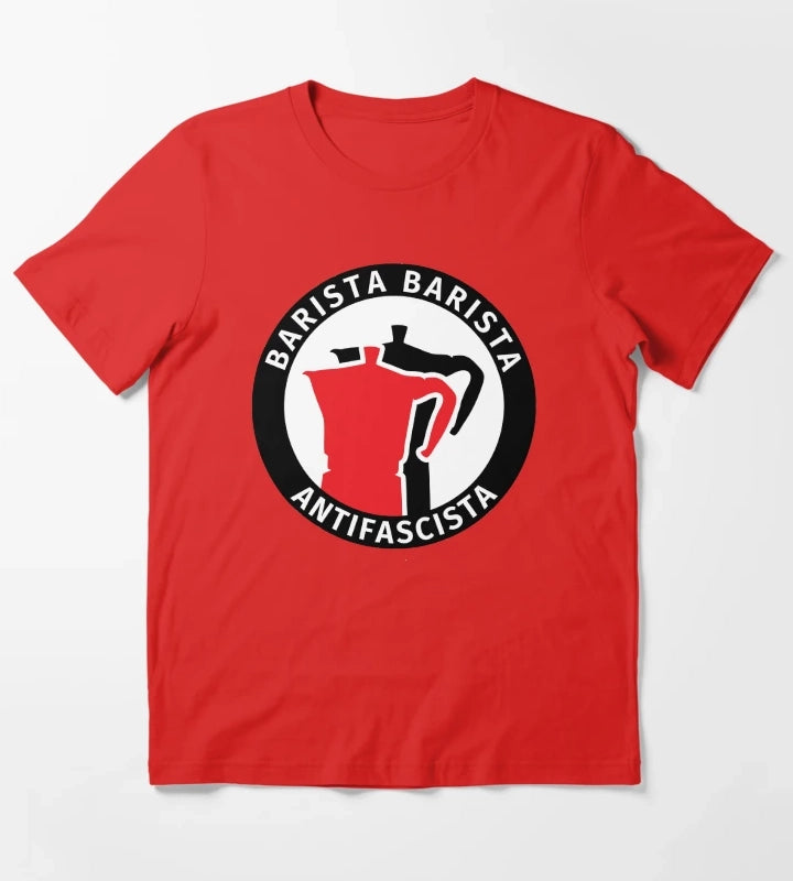 Barista Barista Antifascista T-Shirt Red