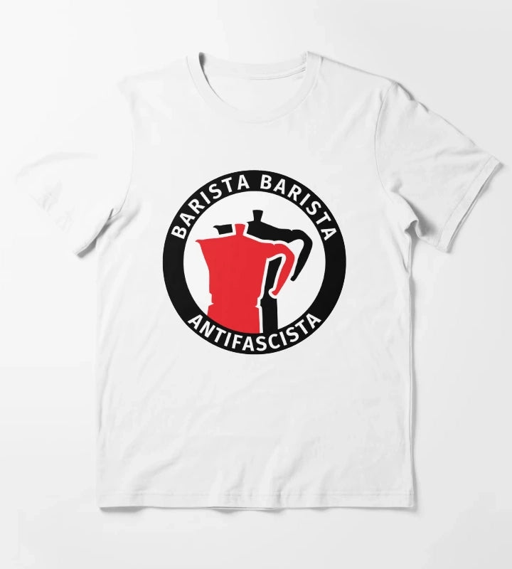 Barista Barista Antifascista T-Shirt White