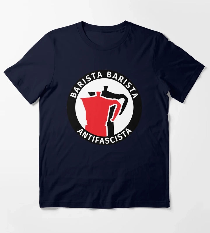 Barista Barista Antifascista T-Shirt Navy