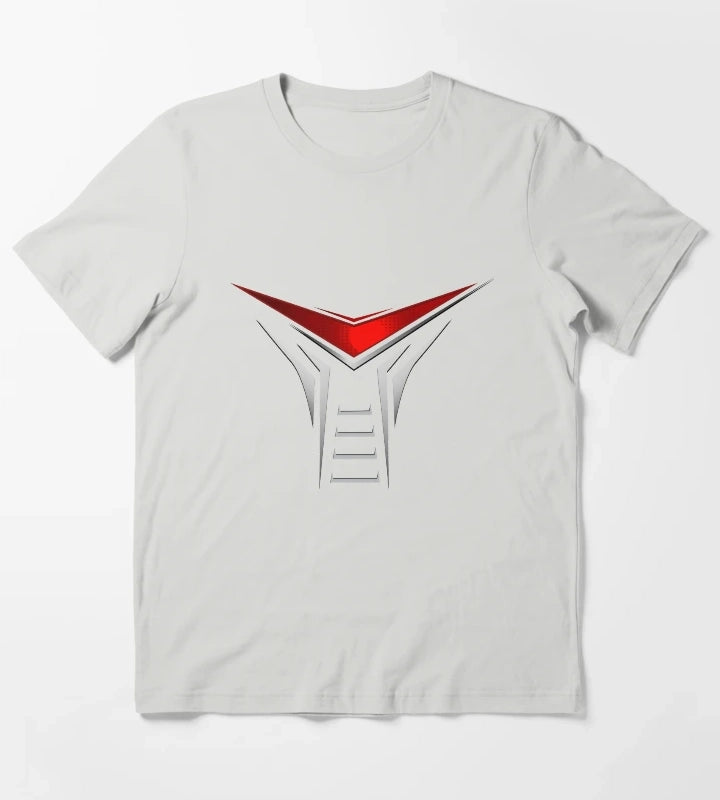 Battle Star Galactica Cylon Graphic T-Shirt Light Grey