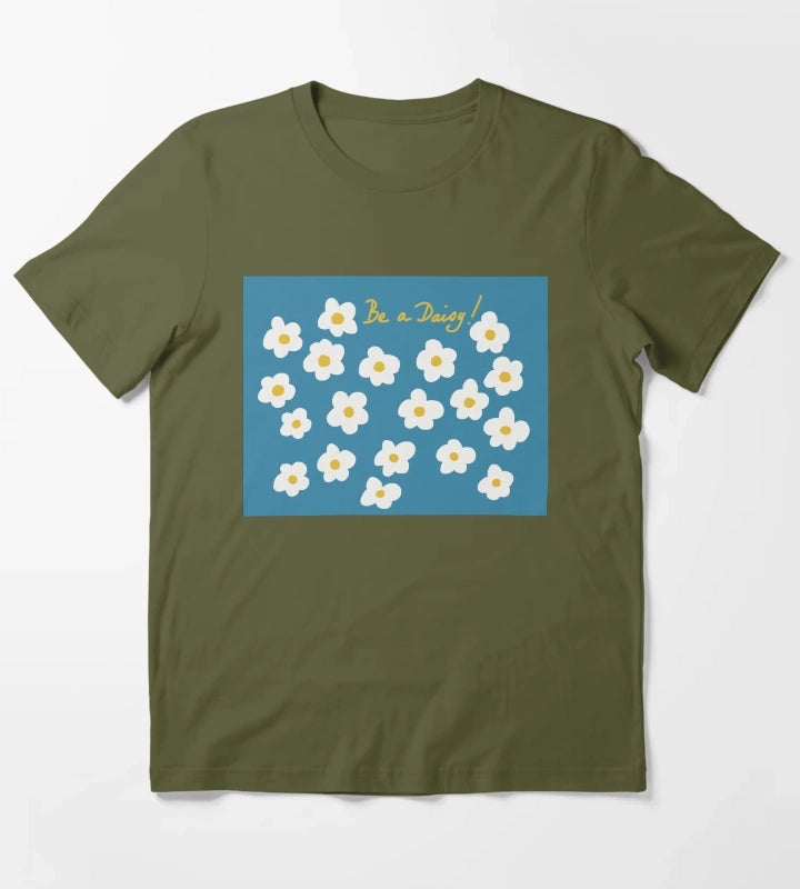 Be a Daisy T-Shirt Olive Green