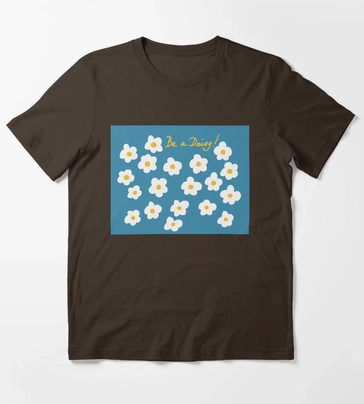 Be a Daisy T-Shirt Brown