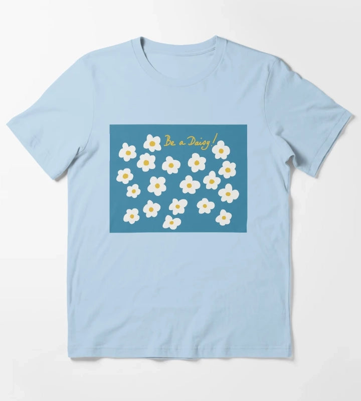 Be a Daisy T-Shirt Sky Blue