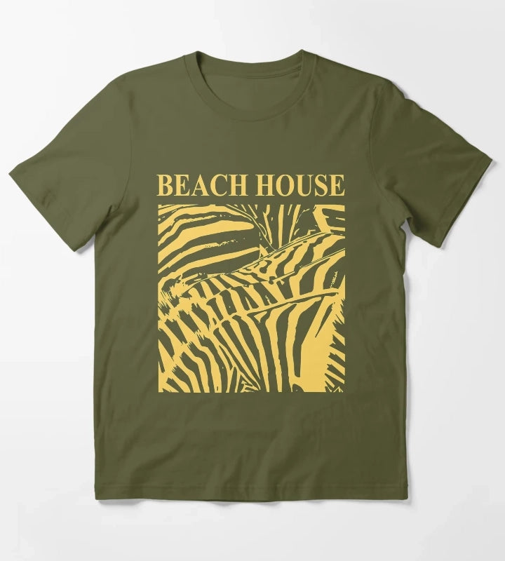 Beach House Teen Dream T-Shirt Olive Green