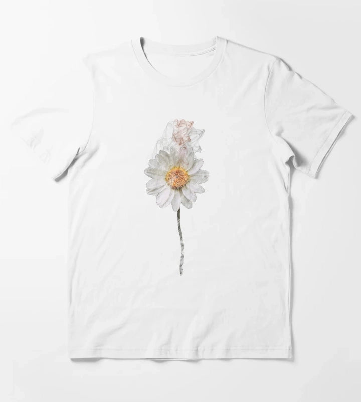Beautiful white daisy art T-Shirt White