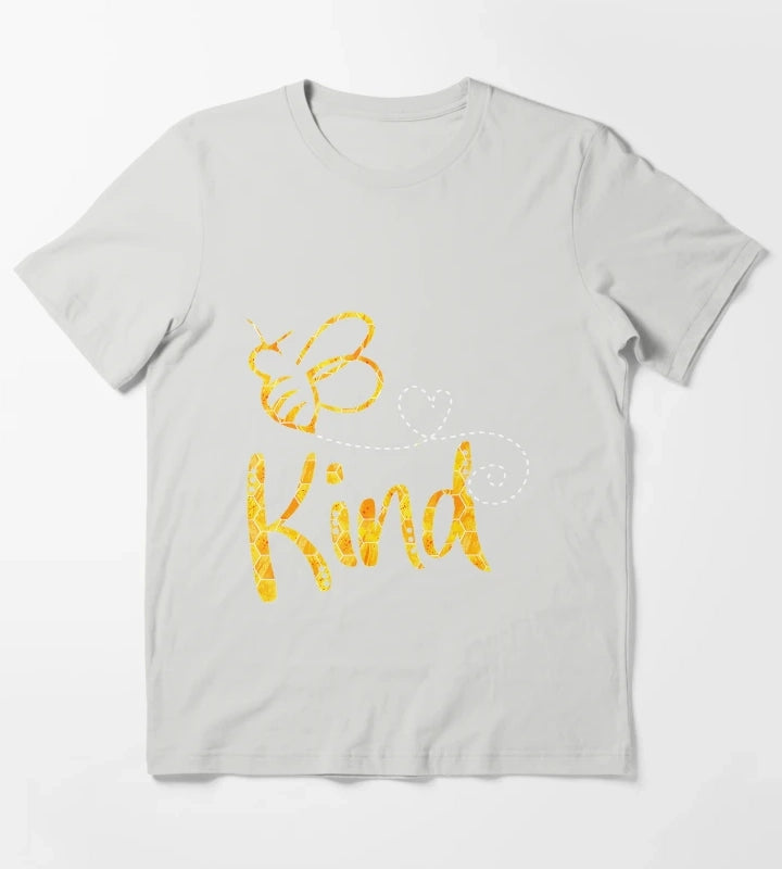 Bee Kind T-Shirt Light Grey