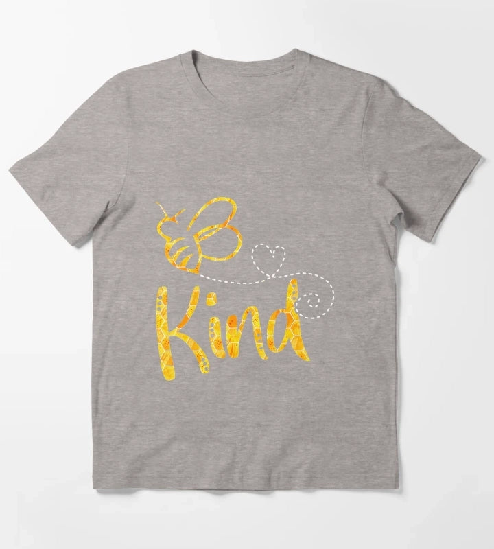 Bee Kind T-Shirt Heather Grey