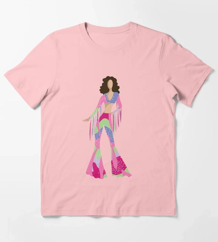 Bellbottom Diva T-Shirt Dark Grey