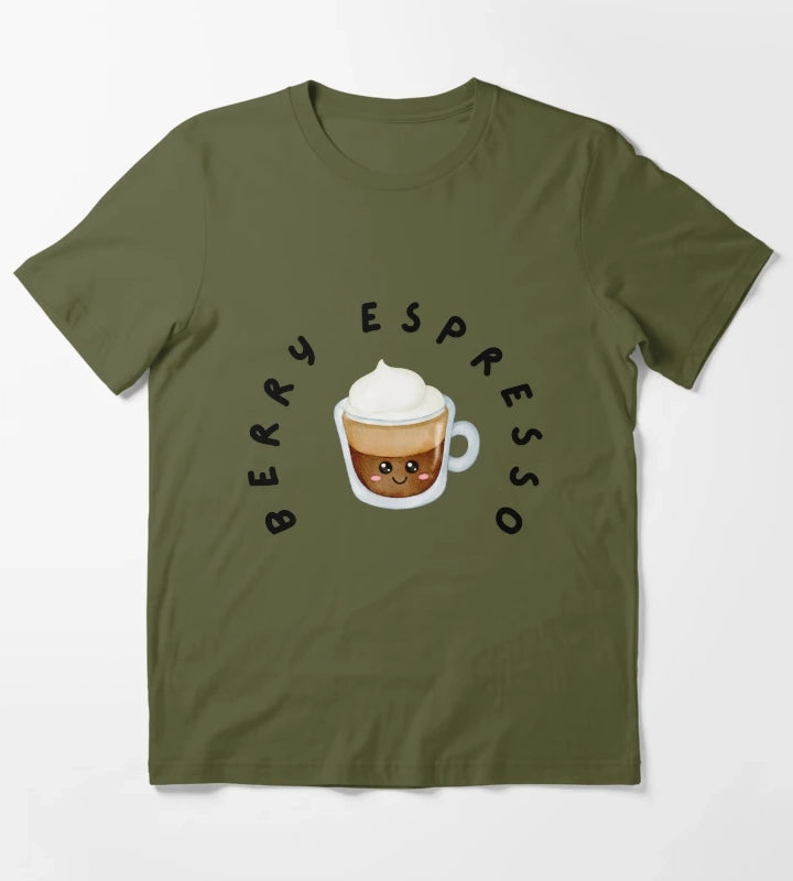 Berry Espresso T-Shirt Olive Green