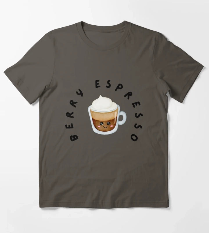 Berry Espresso T-Shirt Dark Grey