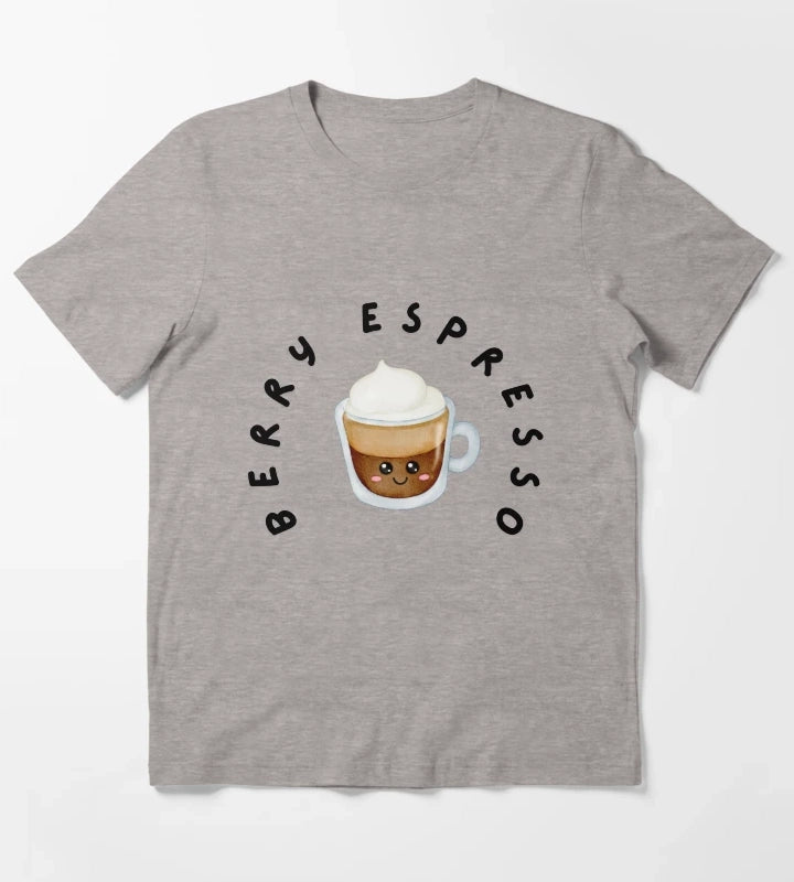 Berry Espresso T-Shirt Heather Grey