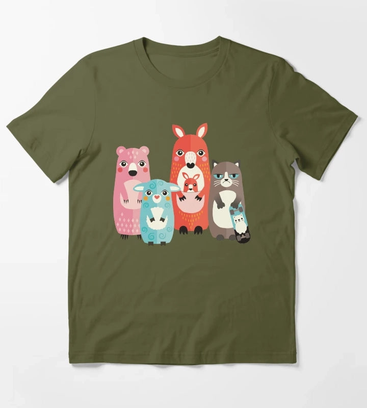 Best Friends T-Shirt Olive Green