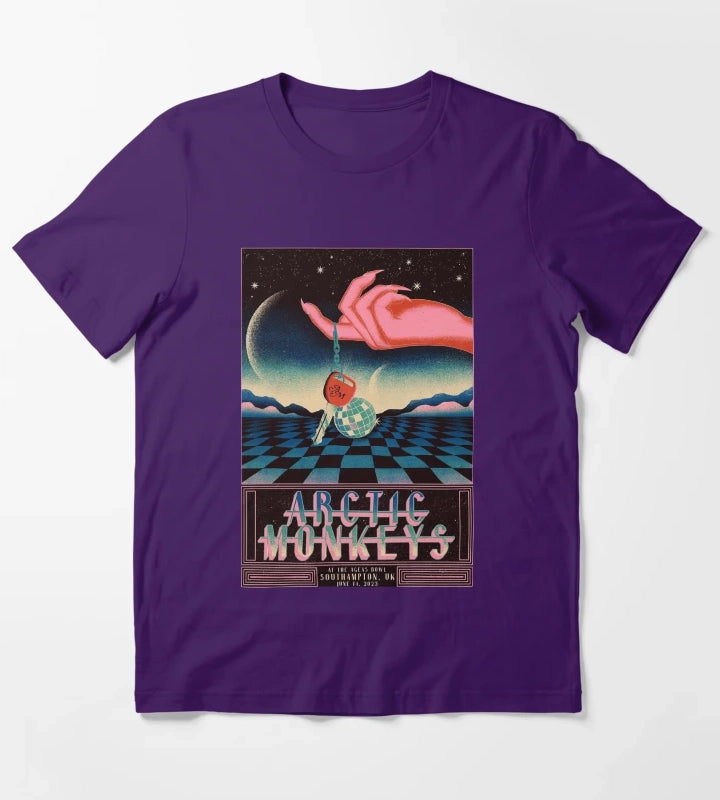 Best Tour Poster T-Shirt Purple