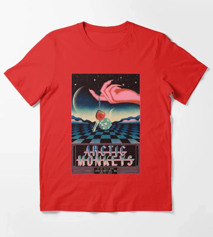 Best Tour Poster T-Shirt Red