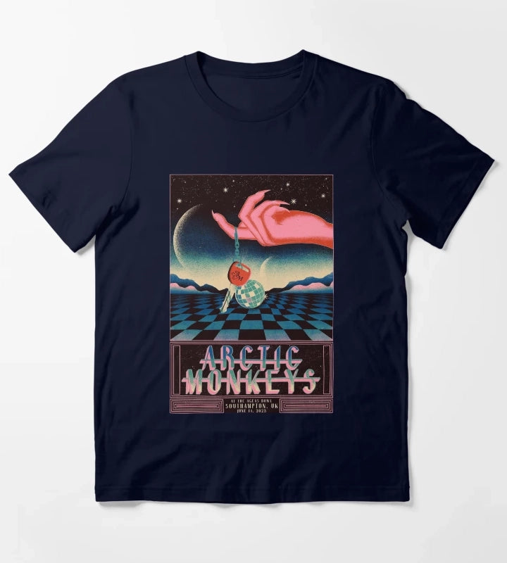 Best Tour Poster T-Shirt Navy