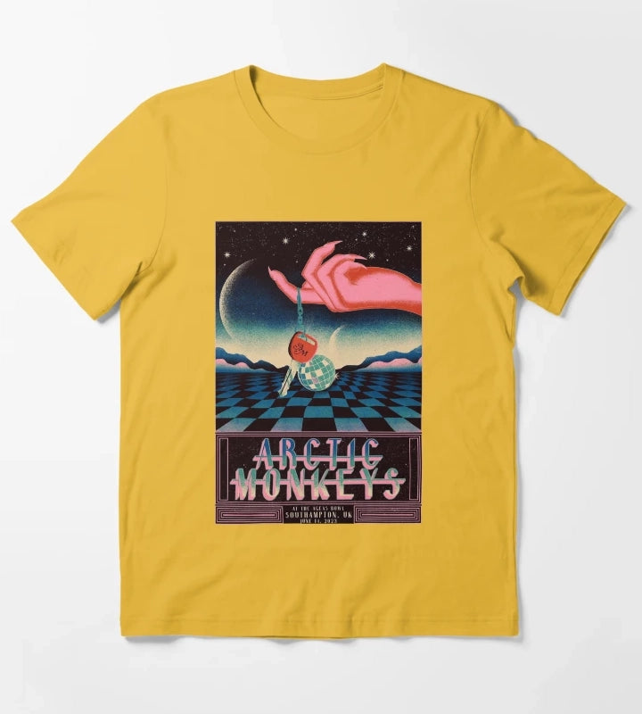 Best Tour Poster T-Shirt Yellow