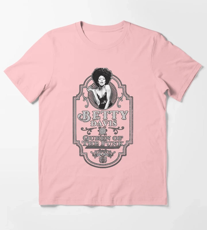 Betty Davis Queen Of The Funk Tribute T-Shirt Dark Grey
