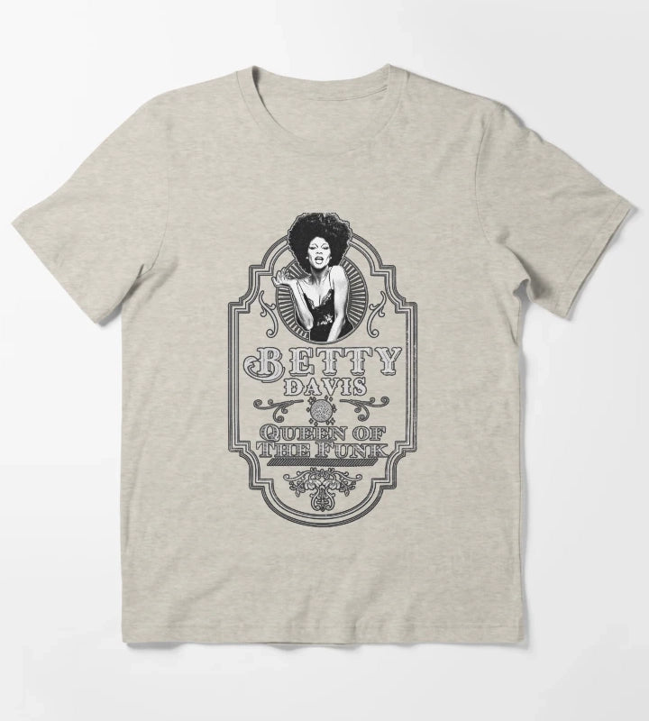 Betty Davis Queen Of The Funk Tribute T-Shirt Cream