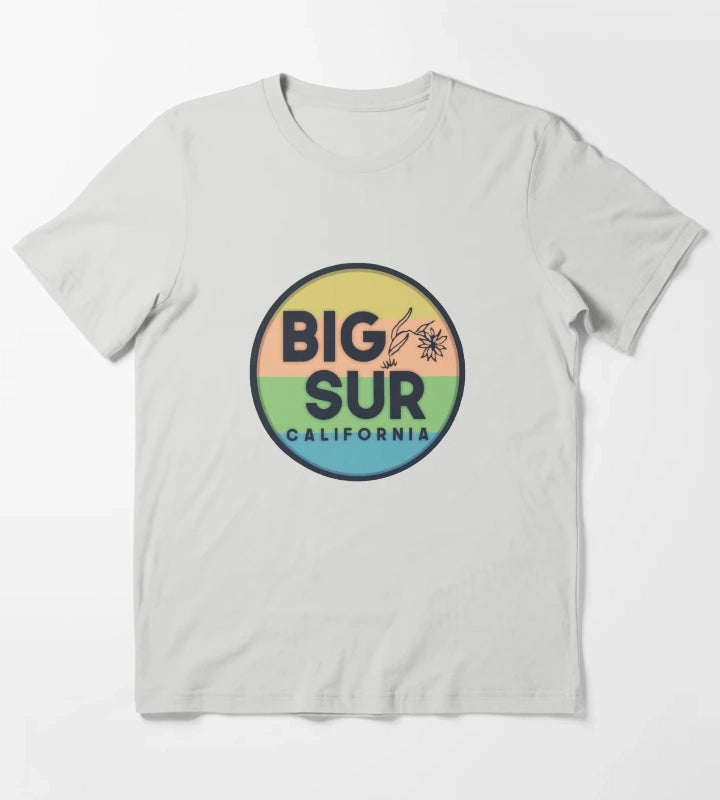 Big Sur Daisy T-Shirt Light Grey