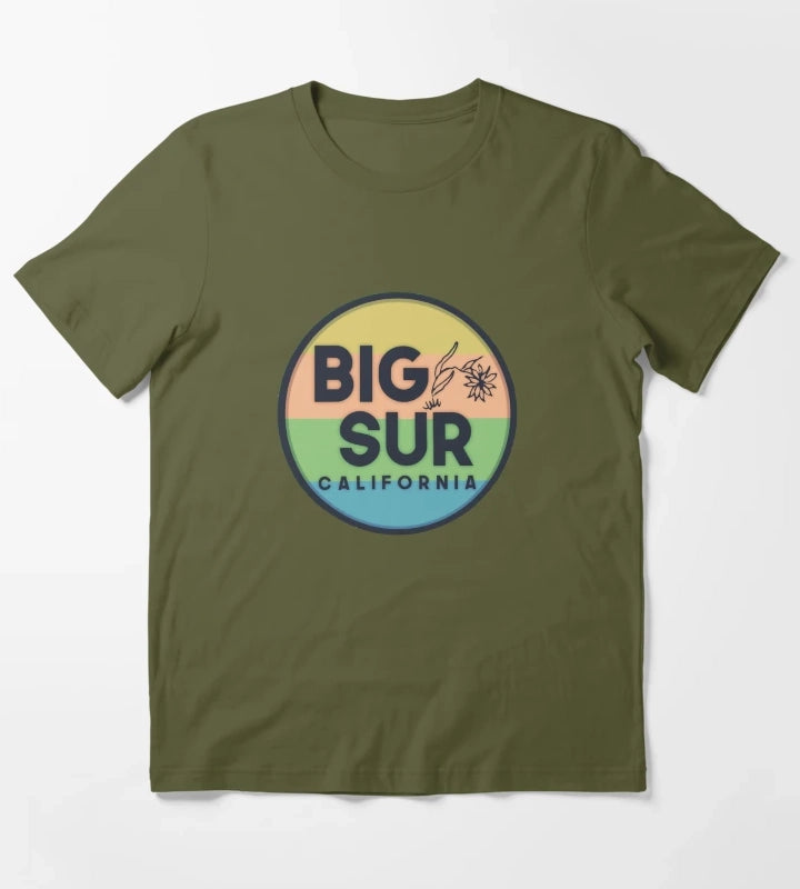 Big Sur Daisy T-Shirt Olive Green