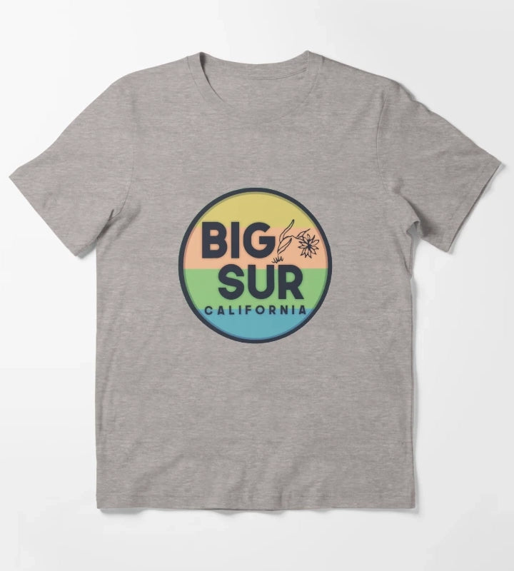 Big Sur Daisy T-Shirt Heather Grey