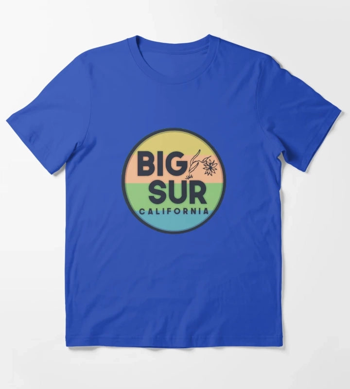 Big Sur Daisy T-Shirt Blue