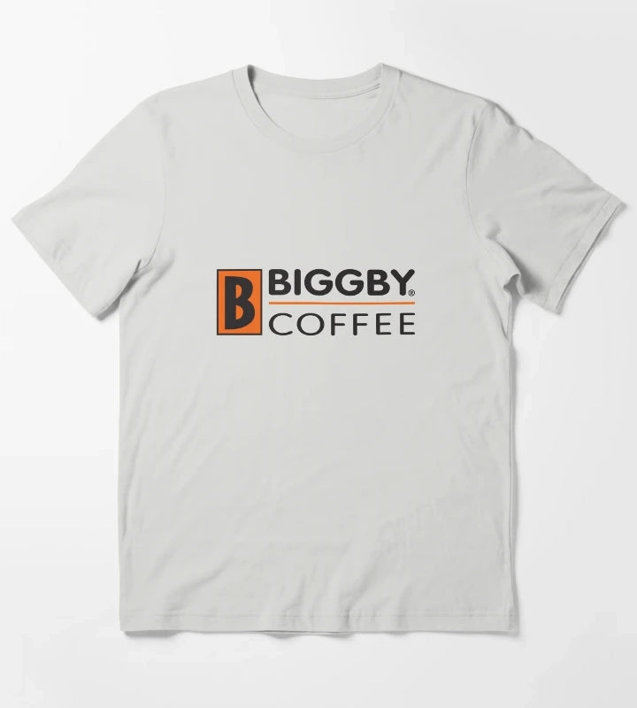 Biggby Coffee Cafe T-Shirt Light Grey