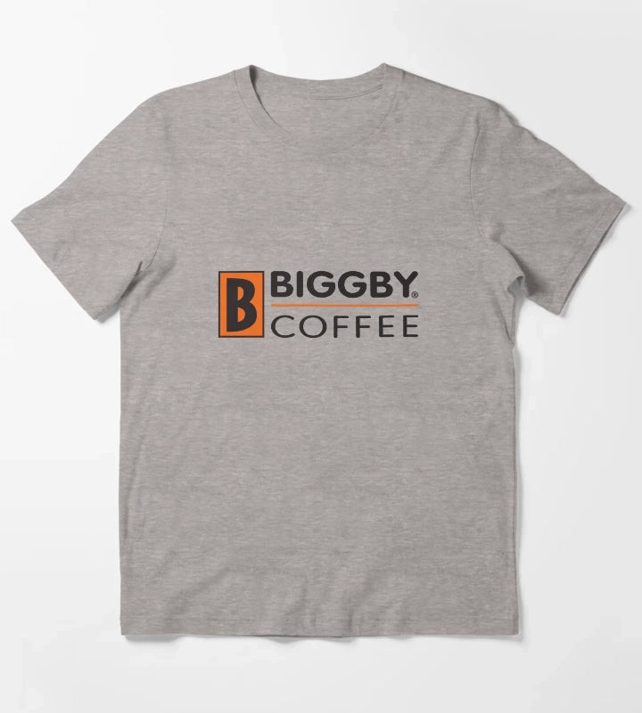 Biggby Coffee Cafe T-Shirt Heather Grey