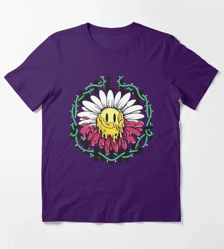 Billy Strings RED DAISY WINTER 20212022 T-Shirt Purple