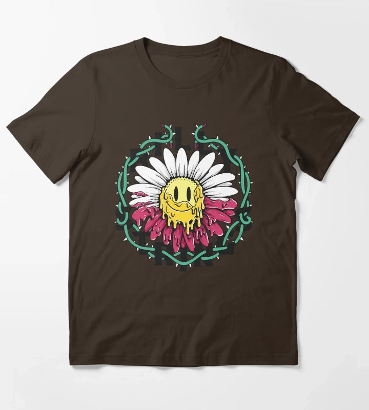 Billy Strings RED DAISY WINTER 20212022 T-Shirt Brown