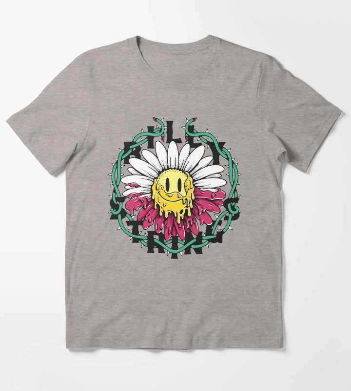 Billy Strings RED DAISY WINTER 20212022 T-Shirt Heather Grey