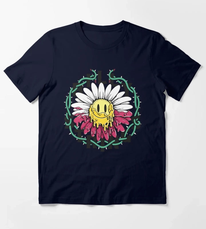Billy Strings RED DAISY WINTER 20212022 T-Shirt Navy